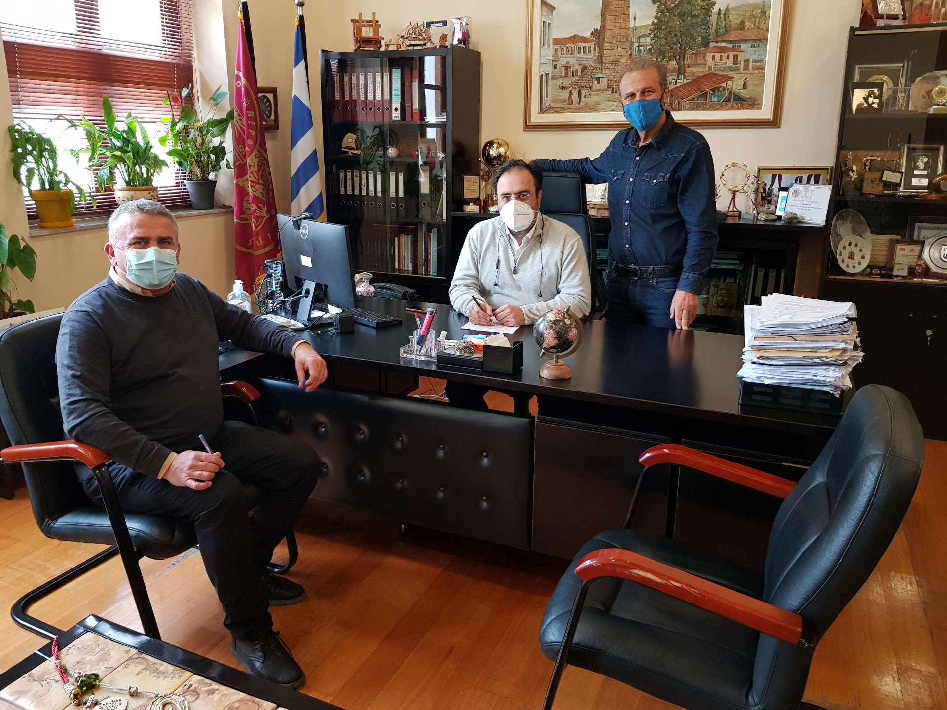 Ypografi sumbasis Anakataskevi Gipedou 5x5 stin odo Areos