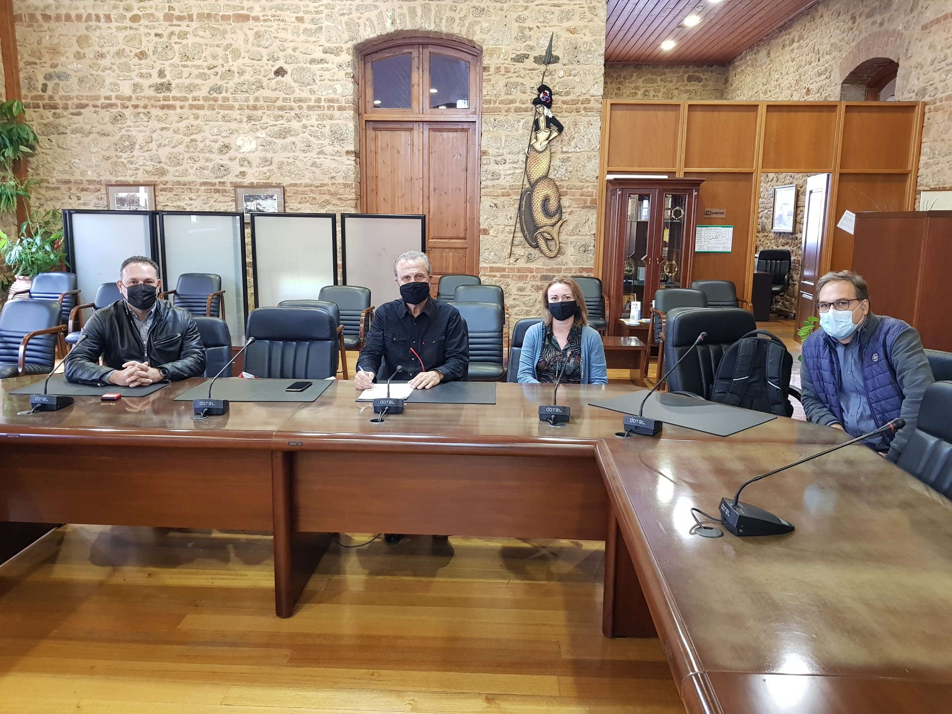 Ypografi sumbasis Bioklimatiko Politistiko Diktuo Diadromon stin Palia Poli tis Verias