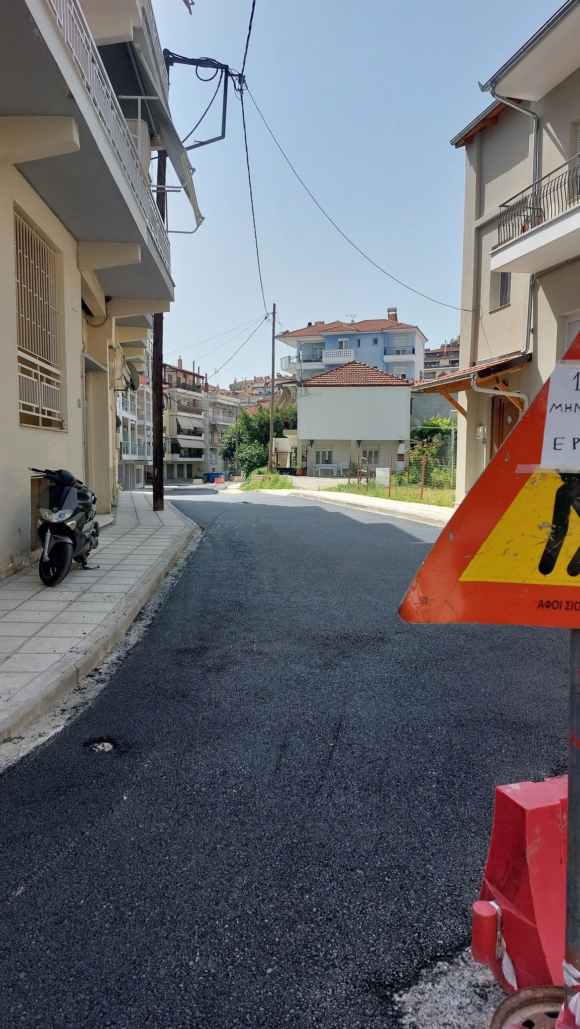 Ασφαλτόστρωση οδού Περγάμου