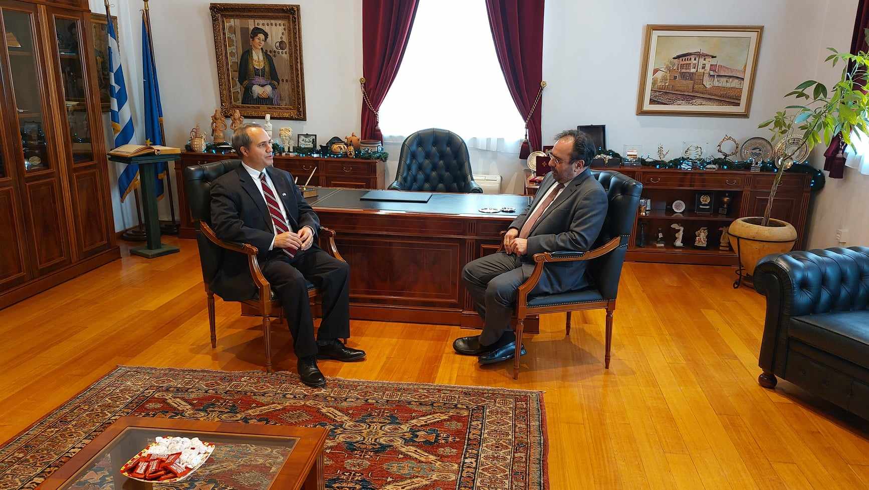 Επίσκεψη Προξένου ΗΠΑ στον Δήμαρχο Βέροιας 2