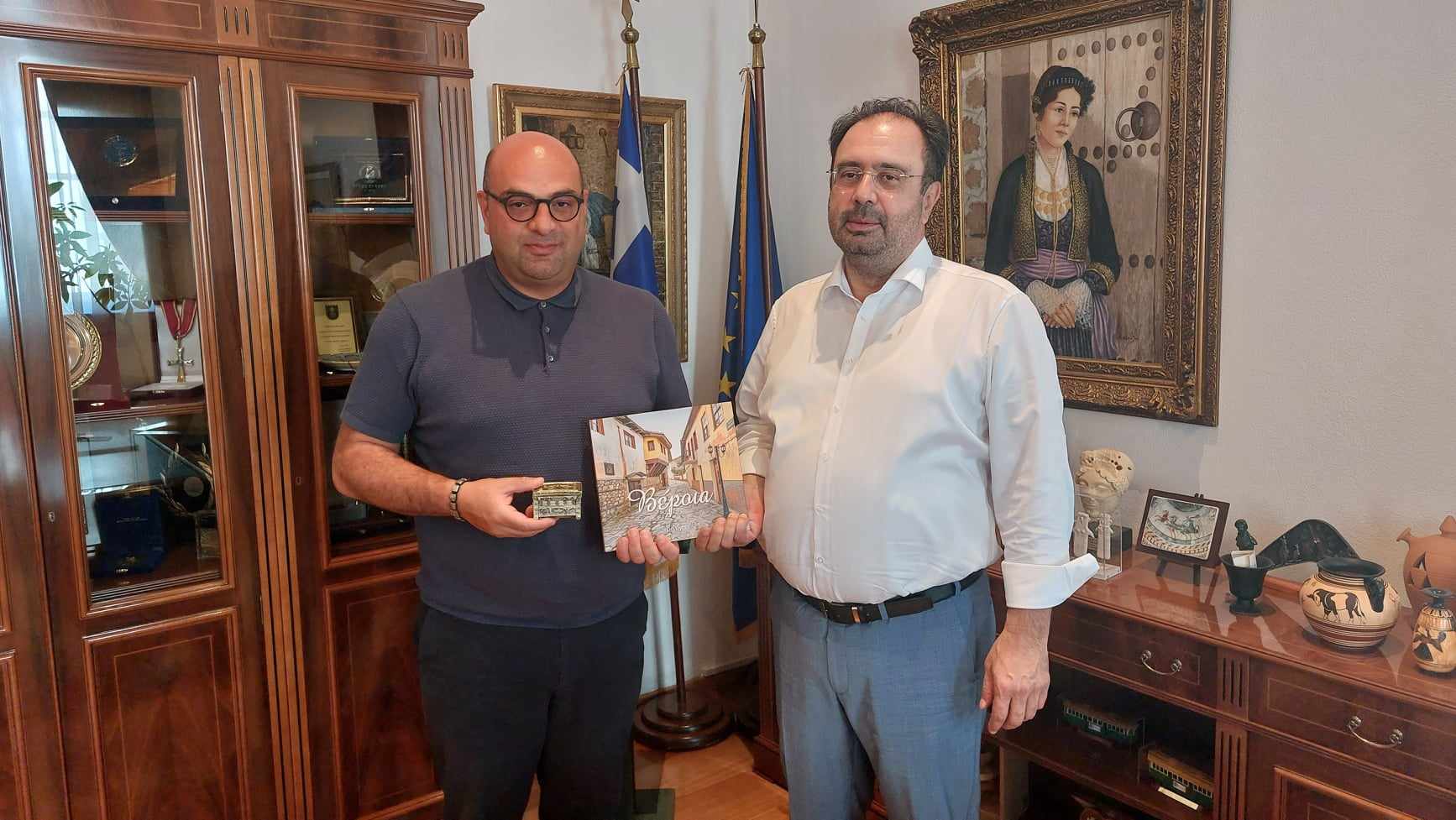 Ο Πρόξενος της Γεωργίας στον Δήμαρχο Βέροιας