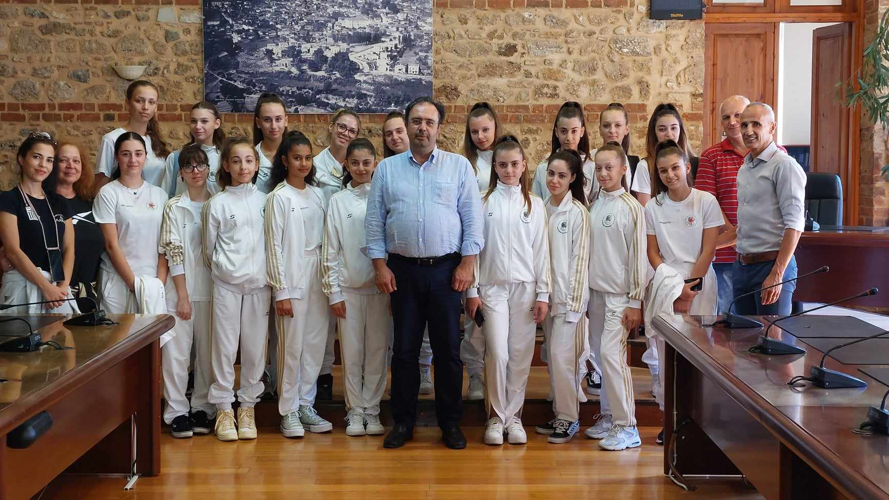 Οι αθλήτριες του Φιλίππου στον Δήμαρχο Βέροιας