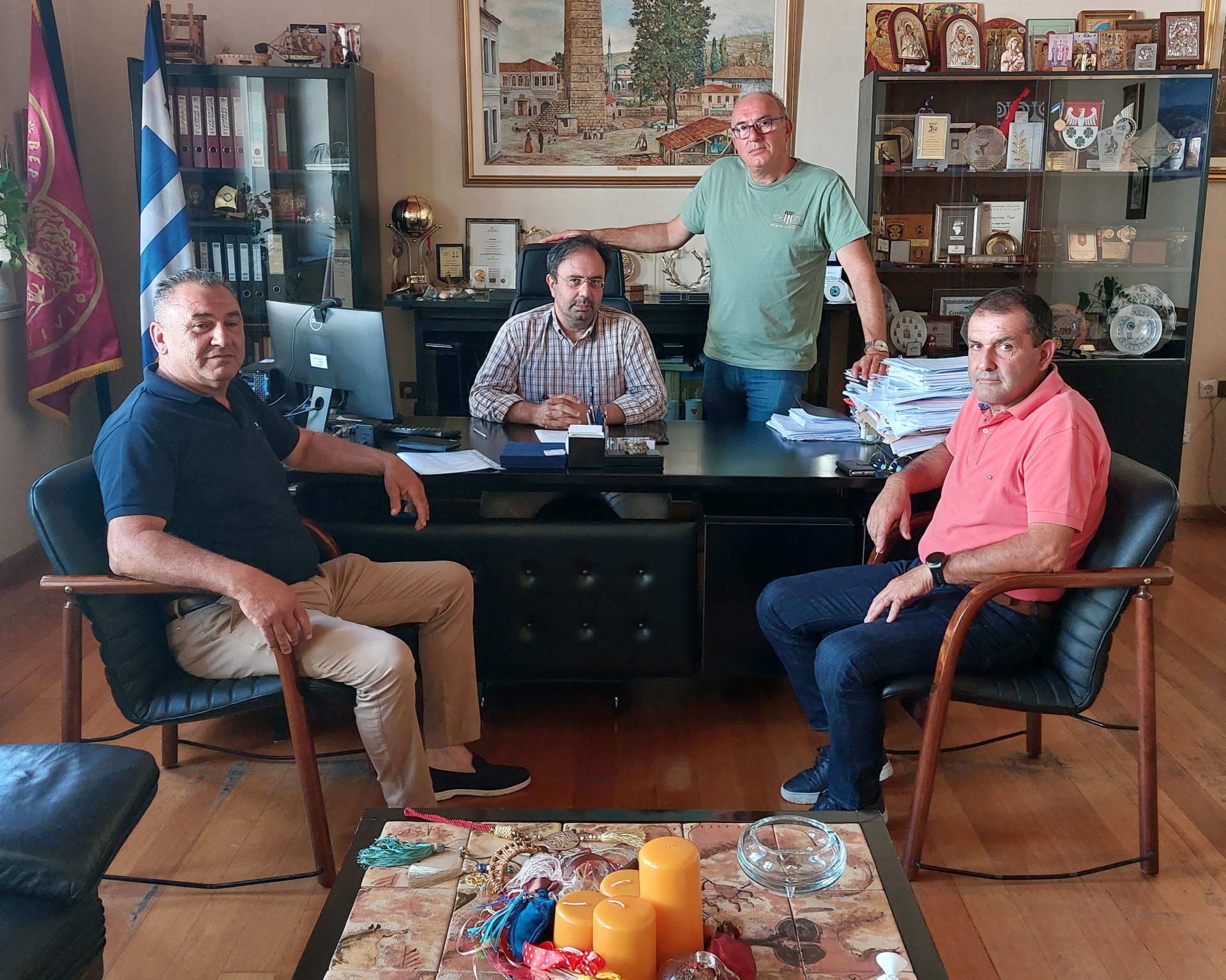 Συνάντηση Δημάρχου με Αγροτικό Σύλλογο Γεωργών Βέροιας