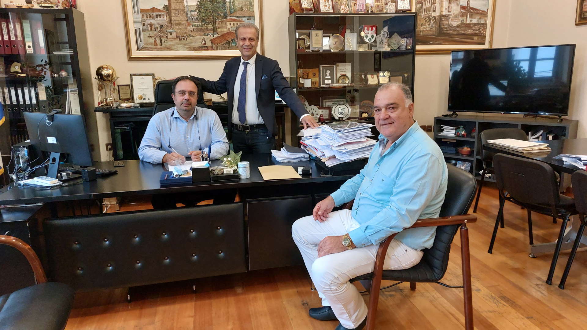 Υπογραφή σύμβασης Ολοκληρωμένη Αστική Παρέμβαση Βεργίνας