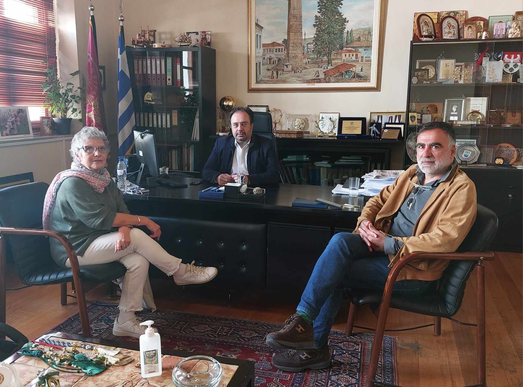 Επίσκεψη Αναπλ. Προϊστ. ΕΦΑ στον Δήμαρχο