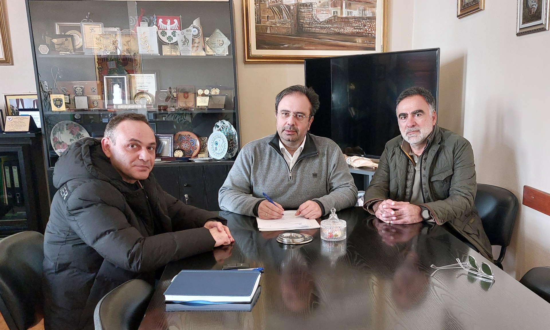 Υπογραφή σύμβασης Πολιτιστικό Κέντρο Νέας Νικομήδειας