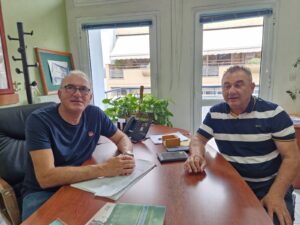 Συνάντηση Αντιδημάρχου με πρόεδρο Γεωργών 1