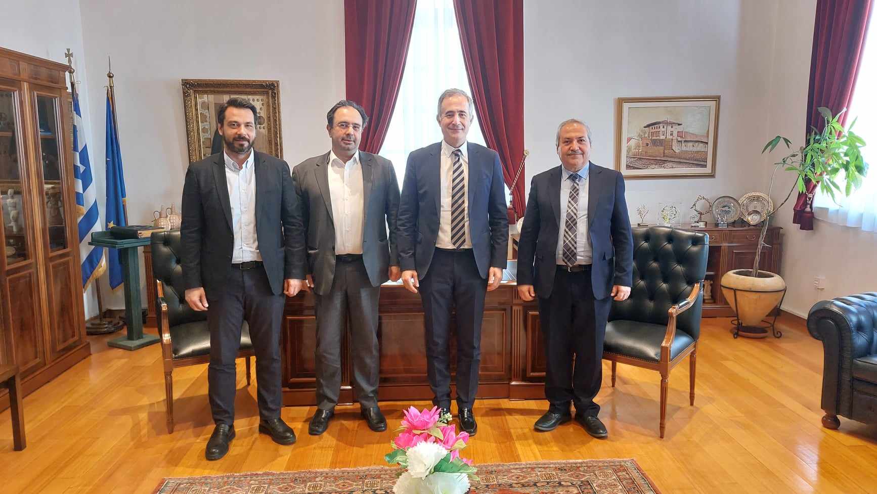 Υφυπουργός Εσωτερικών Κωνσταντινίδης στον Δήμαρχο 1