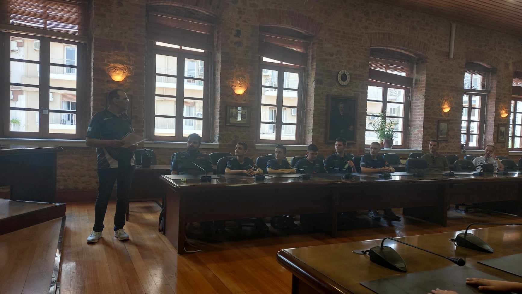 Επίσκεψη μαθητών ρομποτικής στον Δήμαρχο