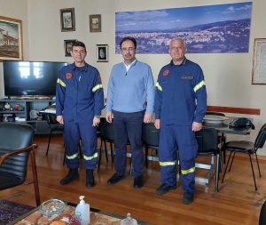 Επίσκεψη Υποστράτηγου Π.Υ. στον Δήμαρχο