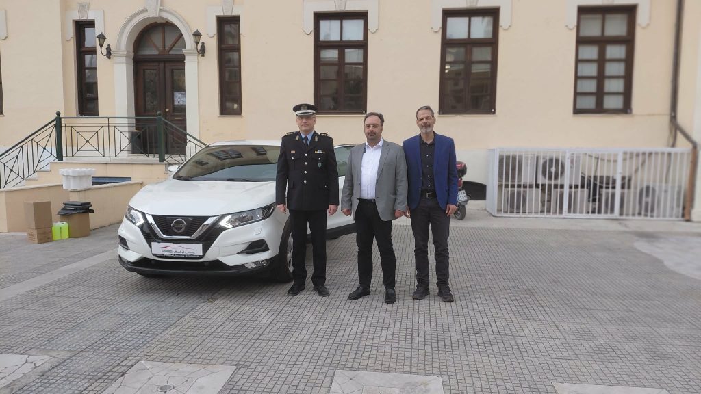 Δωρεά οχήματος του Δήμου Βέροιας στη Διεύθυνση Αστυνομίας Ημαθίας